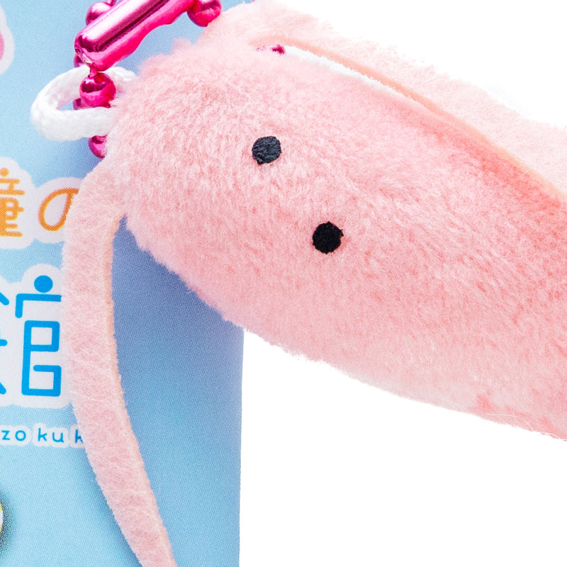Plushie (Key Chain/Mini/Cute Eyes Aquarium: Shrimp/Palm Size/4x7cm/SMCol(s): Pink)
