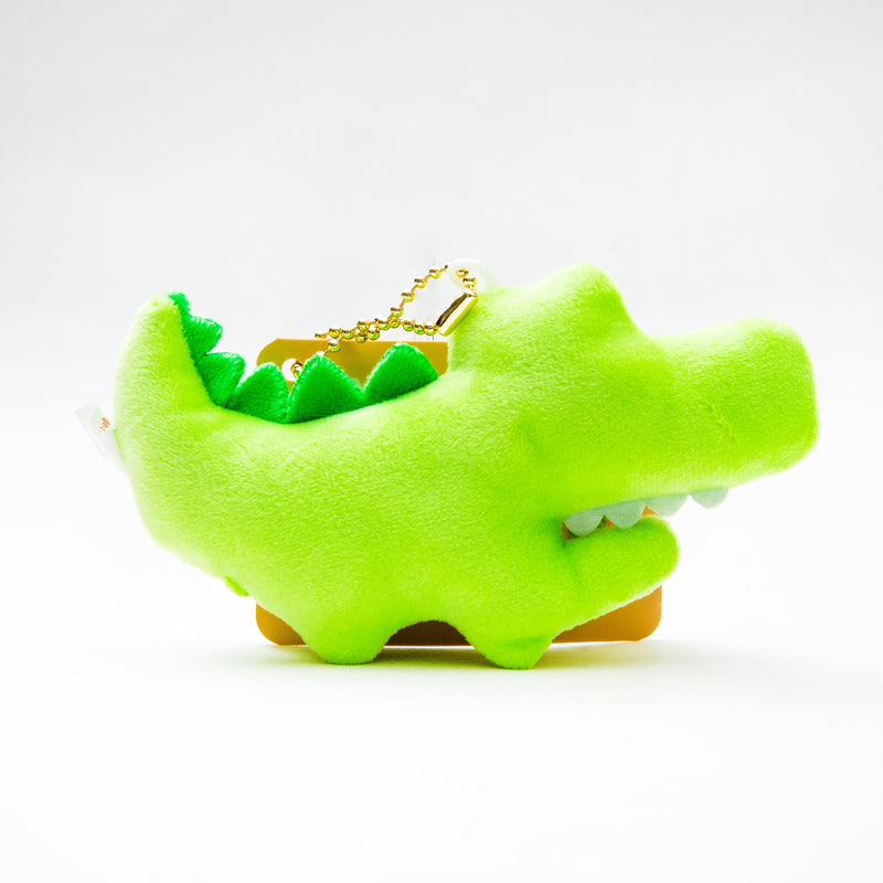 Plushie (Key Chain/Cute Eyes Zoo: Crocodile/Palm Size/3x7x13cm/Yell/SMCol(s): Green)