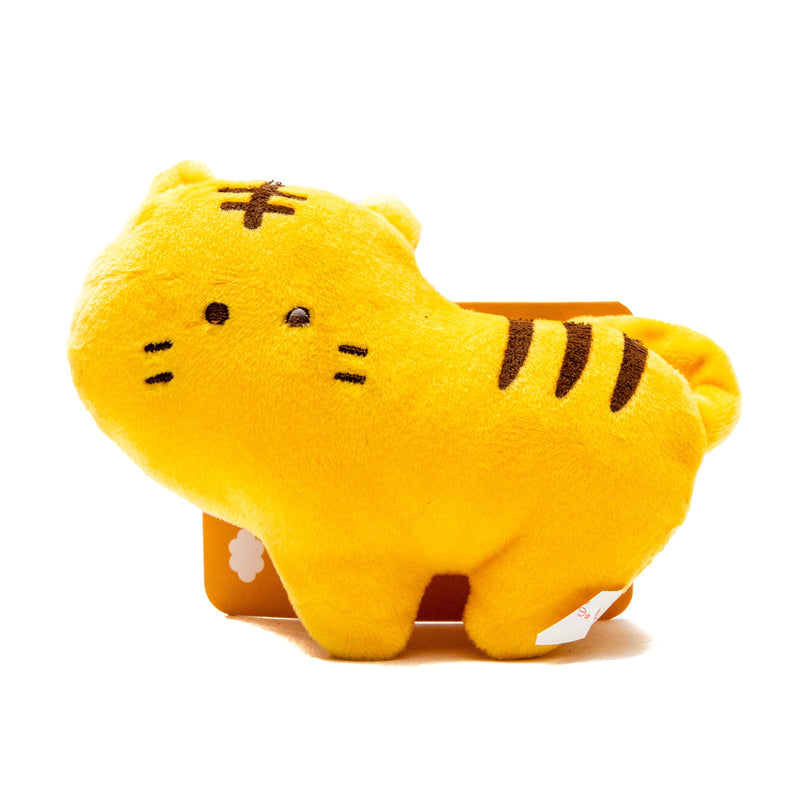 Plushie (Key Chain/Cute Eyes Zoo: Tiger/Palm Size/11x6cm/SMCol(s): Yellow)