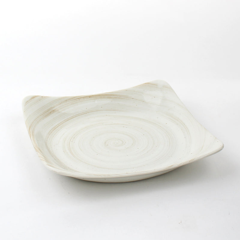 Swirl/Square 18 cm Ceramic Square Dish