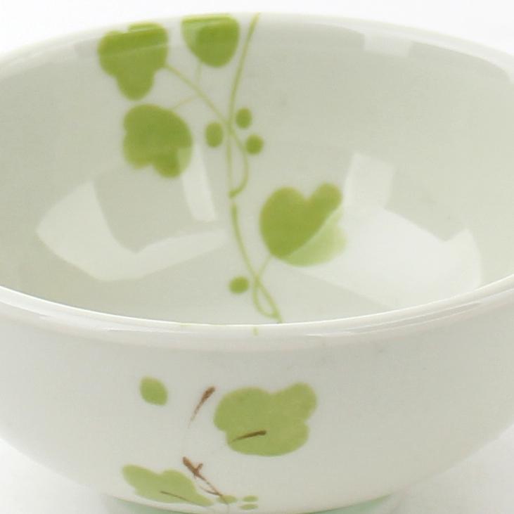 Leaf 11.5 cm Ceramic Rice Bowl
