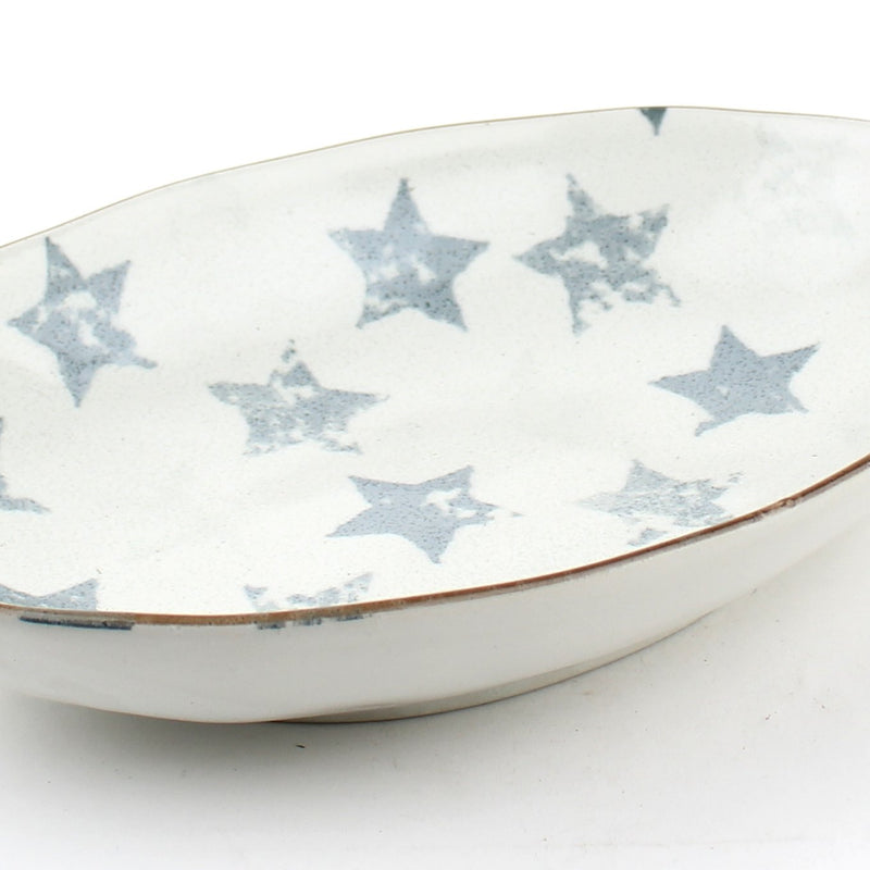 Oval/Lucky/Star 24 cm Ceramic Oval Bowl