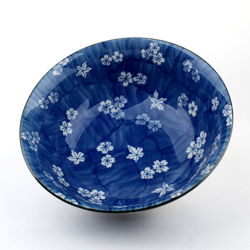 Sometsuke Cherry Blossom 20.5 cm Ceramic Ramen Bowl