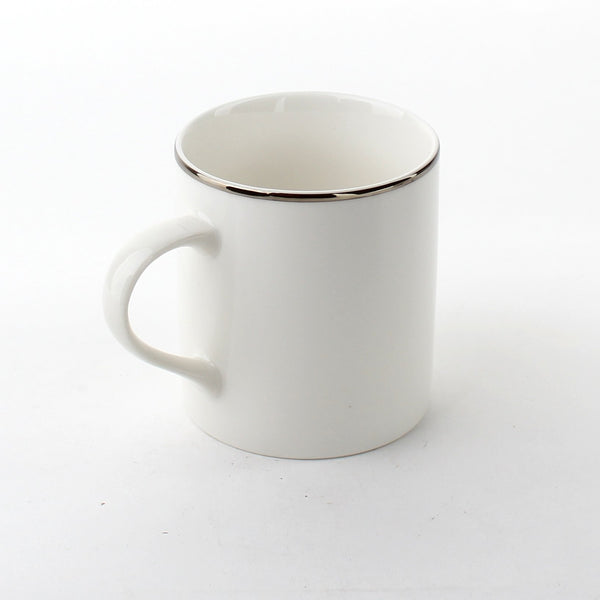 White Platinum 11.5 cm Ceramic Mug