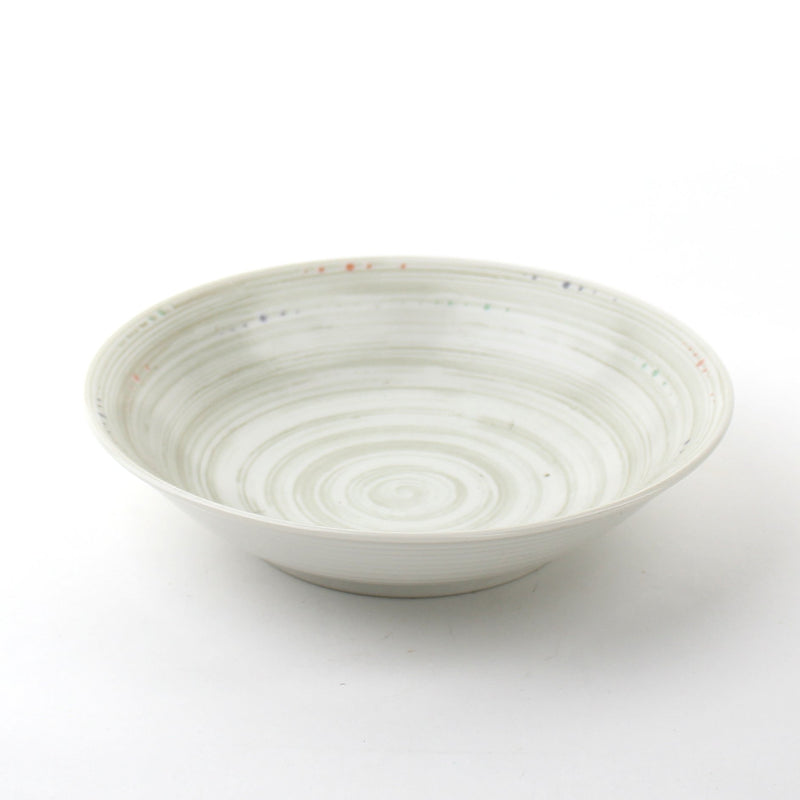 Swirl/Dots 17 cm Ceramic Bowl