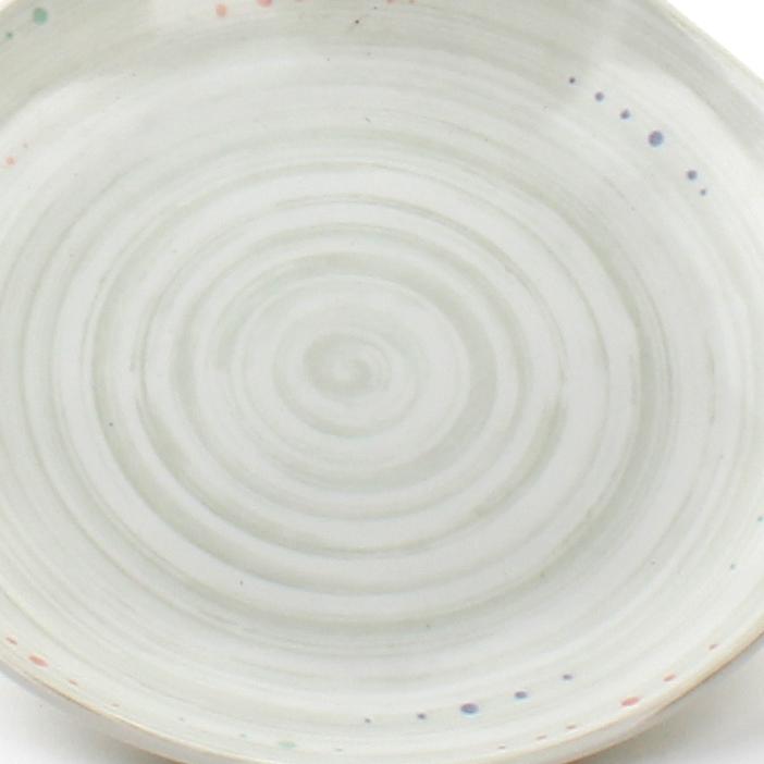 Swirl/Dots 17.5 cm Ceramic Dish