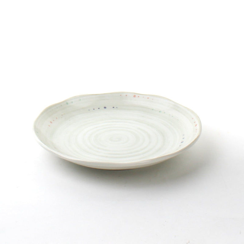 Swirl/Dots 17.5 cm Ceramic Dish
