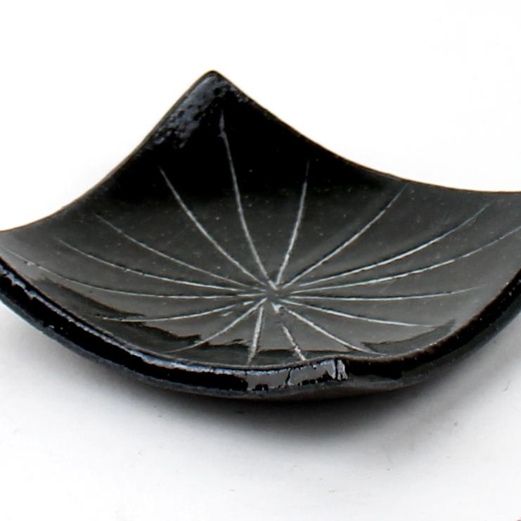 Lines 8.5 cm Ceramic Square Dish