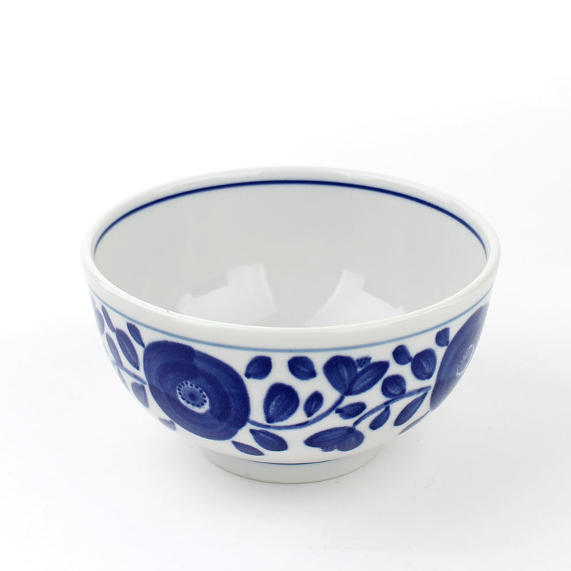 Indigo Flower 16 cm Ceramic Bowl
