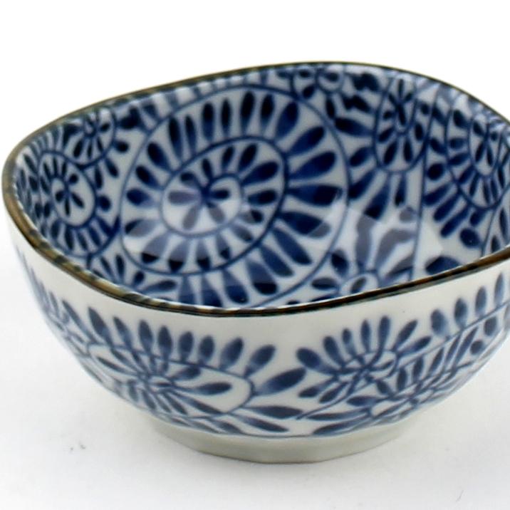 Arabesque Grass/Triangle 9 cm Ceramic Bowl