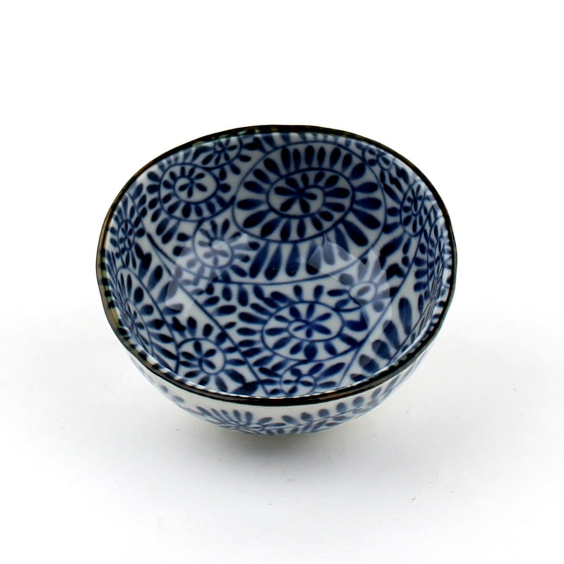 Arabesque Grass/Triangle 9 cm Ceramic Bowl