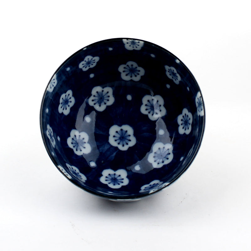 Sometsuke/Plum Flower 13.5 cm Ceramic Bowl