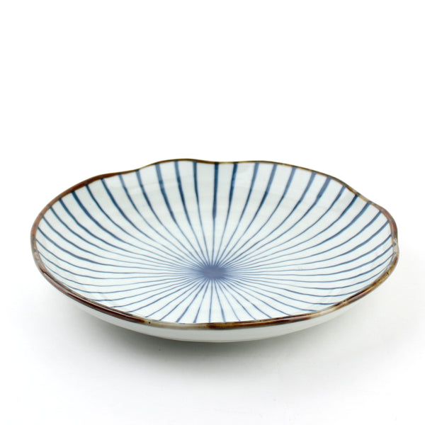 Tokusa-Ten Grass 23 cm Ceramic Dish