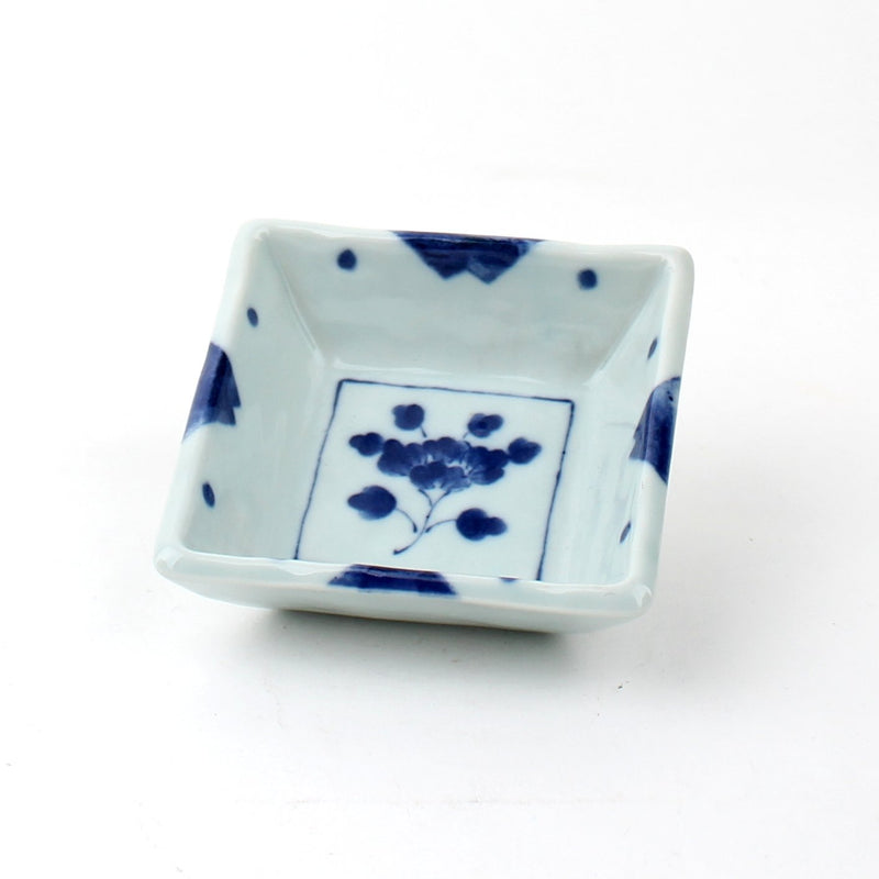 Sometsuke/Square 9.5 cm Ceramic Square Bowl