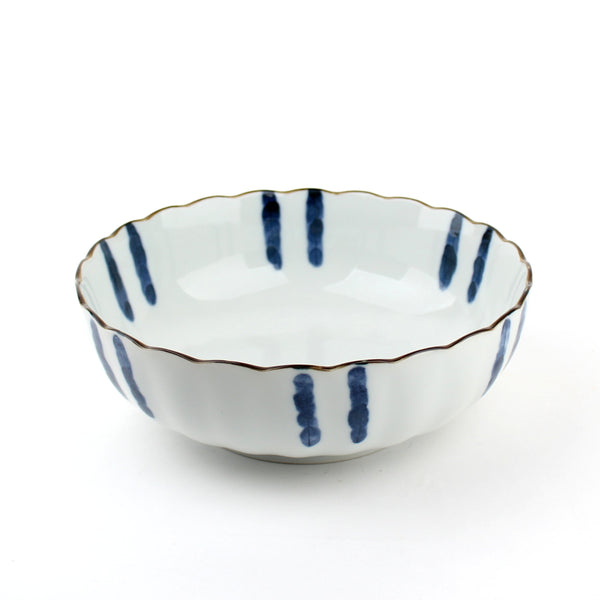2-Line/Tokusa-Ten Grass 20.5 cm Ceramic Bowl