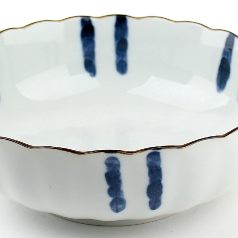 2-Line/Tokusa-Ten Grass 20.5 cm Ceramic Bowl