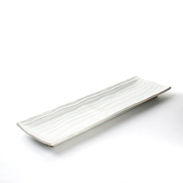 Carved Lines/Oblong 33 cm Ceramic Oblong Dish