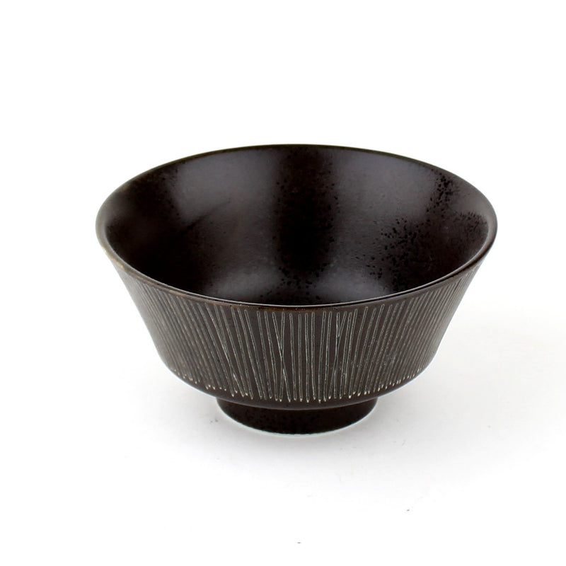 Sumi Tokusa-Ink Ten Grass 13 cm Ceramic Bowl