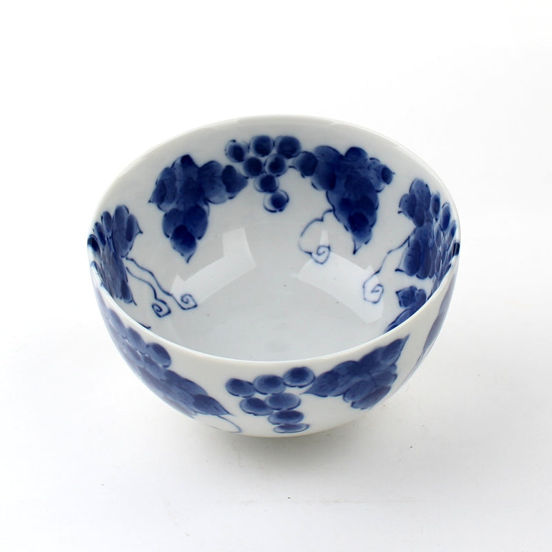 Sometsuke/Grape 13.5 cm Ceramic Bowl