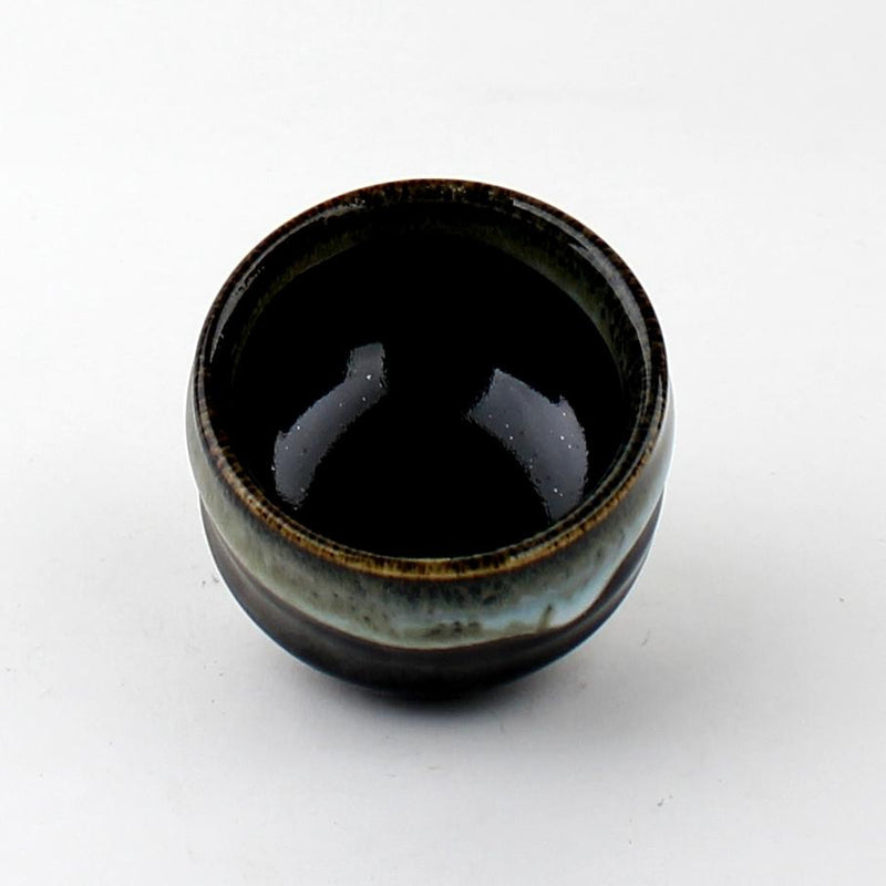 Tenmoku / Grey Nagashi 6.5 cm Sake Cup
