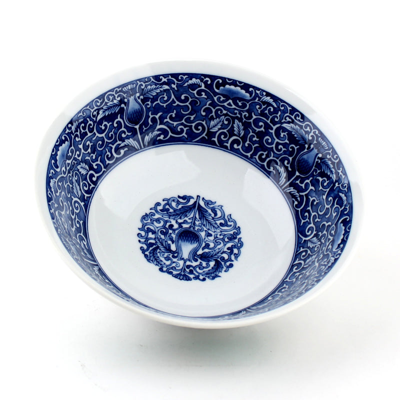 Nishiki-Japanese Brocade 19.5 cm Ceramic Ramen Bowl