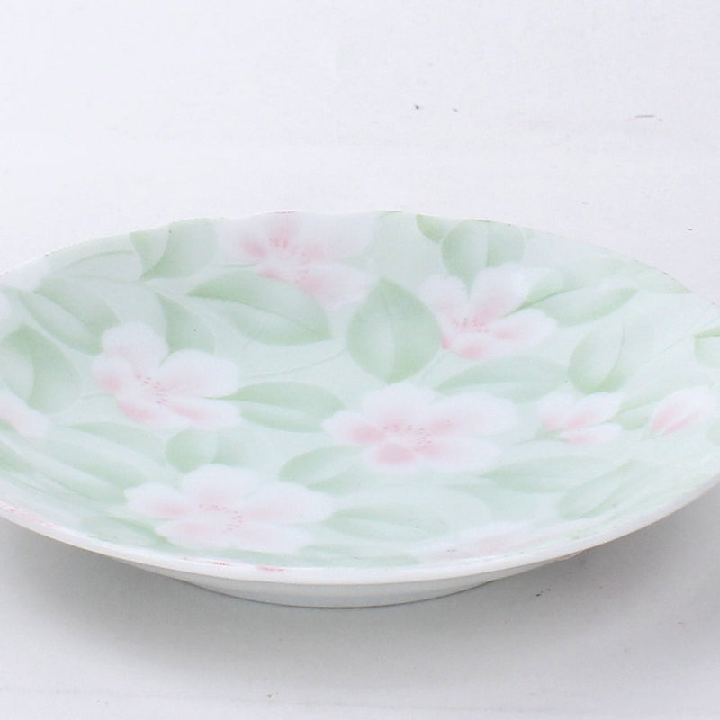 Floral Pattern Porcelain Plate (2.5cm/d.13.5cm)