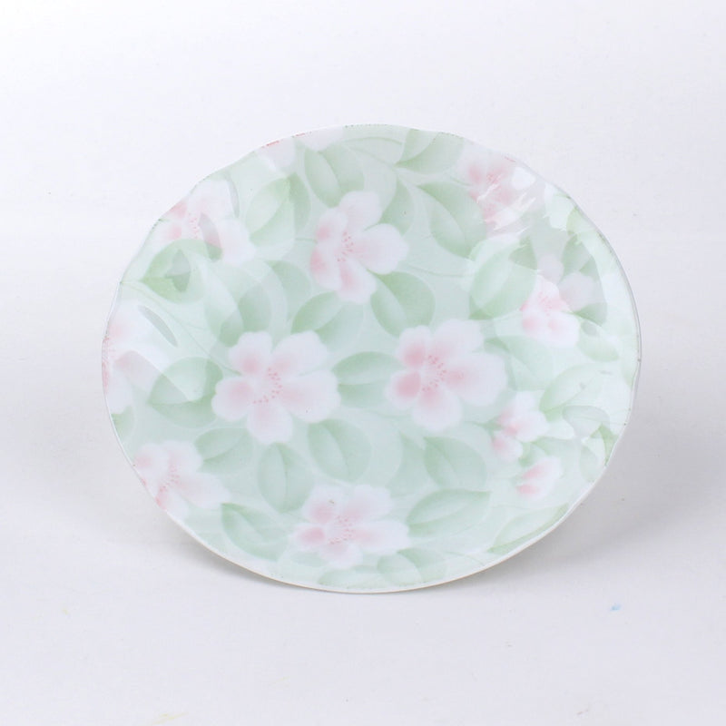 Floral Pattern Porcelain Plate (2.5cm/d.13.5cm)