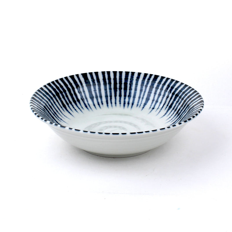 Sendan Tokusa-Ten Grass Rim Porcelain Bowl (5cm/d.18cm)