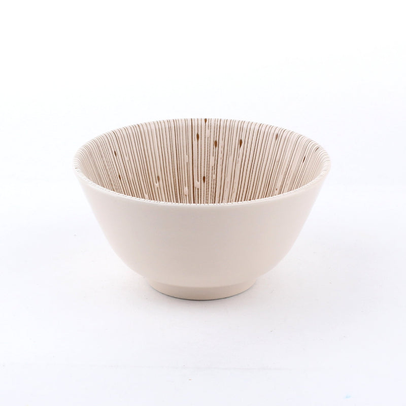 Sendan Tokusa-Ten Grass White Porcelain Rice Bowl (M/6cm/d.12cm)
