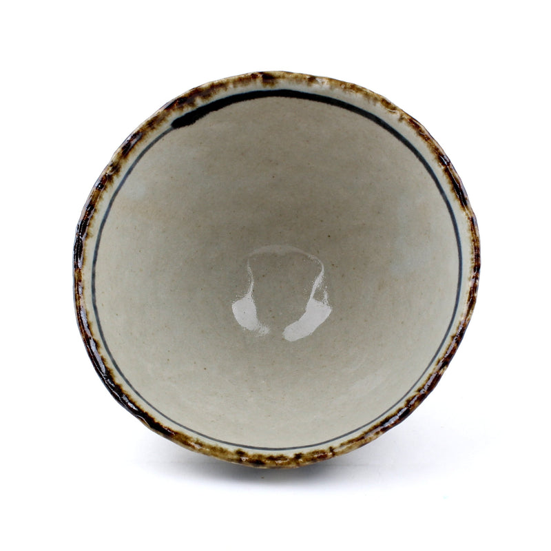 Nippou Tako Arabesque Porcelain Deep Bowl (9cm/d.14.5cm)