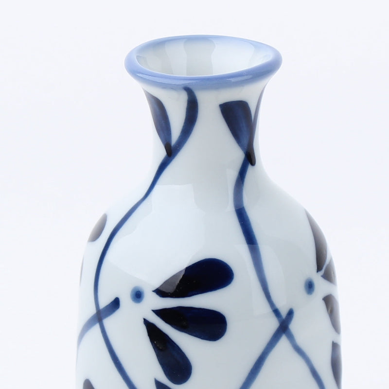 Arabesque Porcelain Tokkuri Sake Bottle 