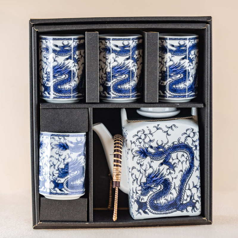 Japanese Ceramic Tea Cup & Tea Pot Set