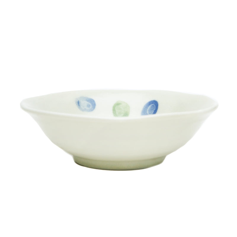 Mini Bowl (Porcelain/Broad Beans/4cm/Ø13.5cm/SMCol(s): Green,Blue,White)