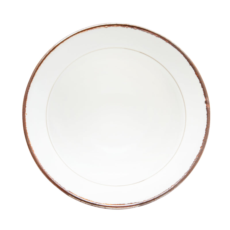Bowl (Porcelain/Brown Rim/8cm/Ø16.5cm/SMCol(s): Brown,White)
