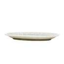 Plate (Porcelain/Spring Water Shinogi/Oval/16.5x23.5x2.5cm/SMCol(s): Grey)
