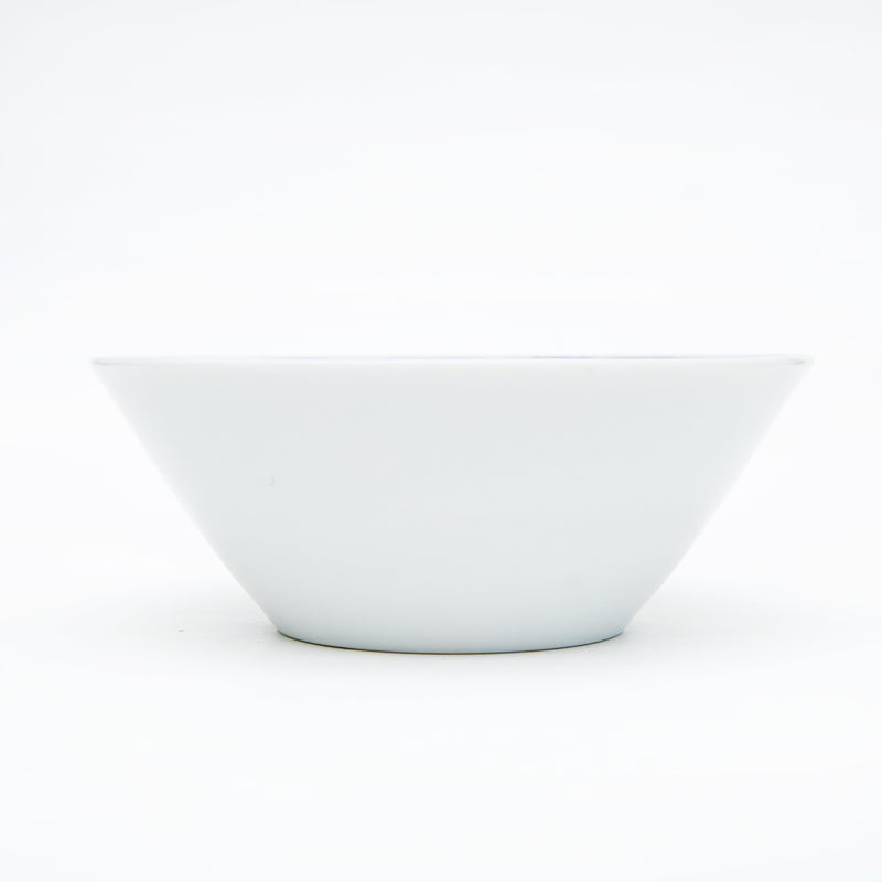 Bowl (Porcelain/Dishwasher & Microwave Safe/Blue Dew Drops/5cm/Ø13.5cm/SMCol(s): Blue,White)
