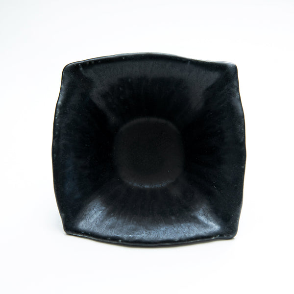 Bowl (Porcelain/Square/12x12x5.5cm/Nippou/SMCol(s): Black)