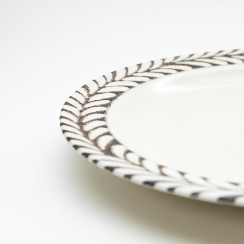 Plate (Porcelain/2.8cm/Ø24cm/SMCol(s): White)