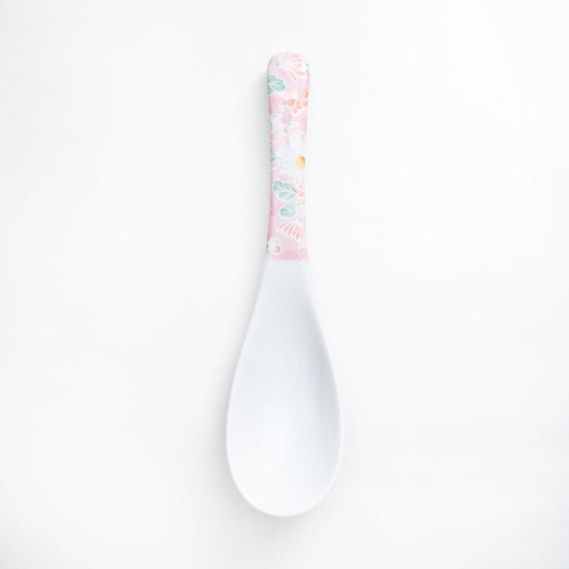 Soup Spoon (Porcelain/4.5x16.8x3cm/SMCol(s): White,Multicolour)