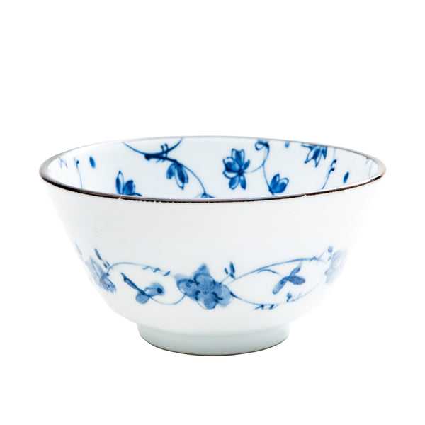 Bowl (Porcelain/6.5cm/Ø12cm/SMCol(s): White,Blue/Black)