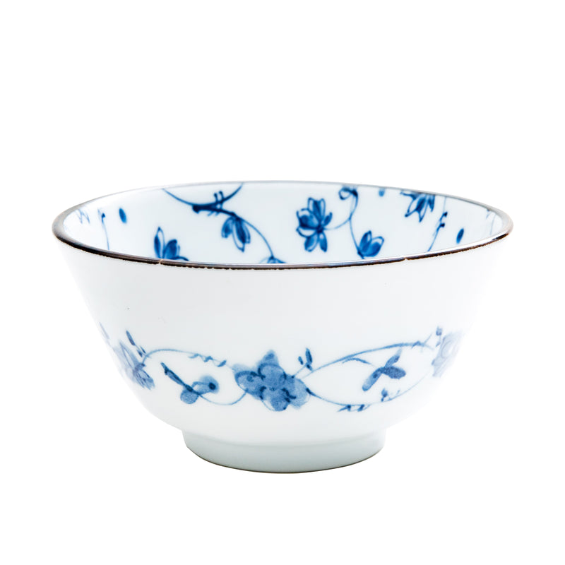 Bowl (Porcelain/6.5cm/Ø12cm/SMCol(s): White,Blue/Black)