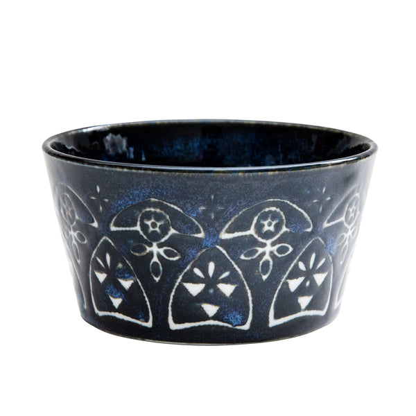 Small Bowl (Porcelain/Moroccan Pattern/5.5cm/Ø10.8cm/SMCol(s): Navy,White)