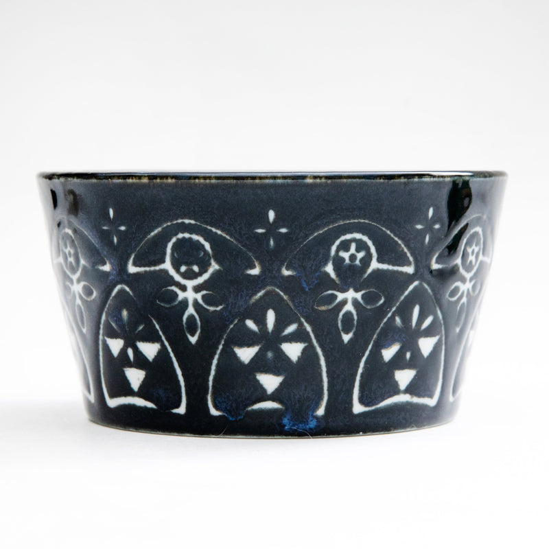 Small Bowl (Porcelain/Moroccan Pattern/5.5cm/Ø10.8cm/SMCol(s): Navy,White)