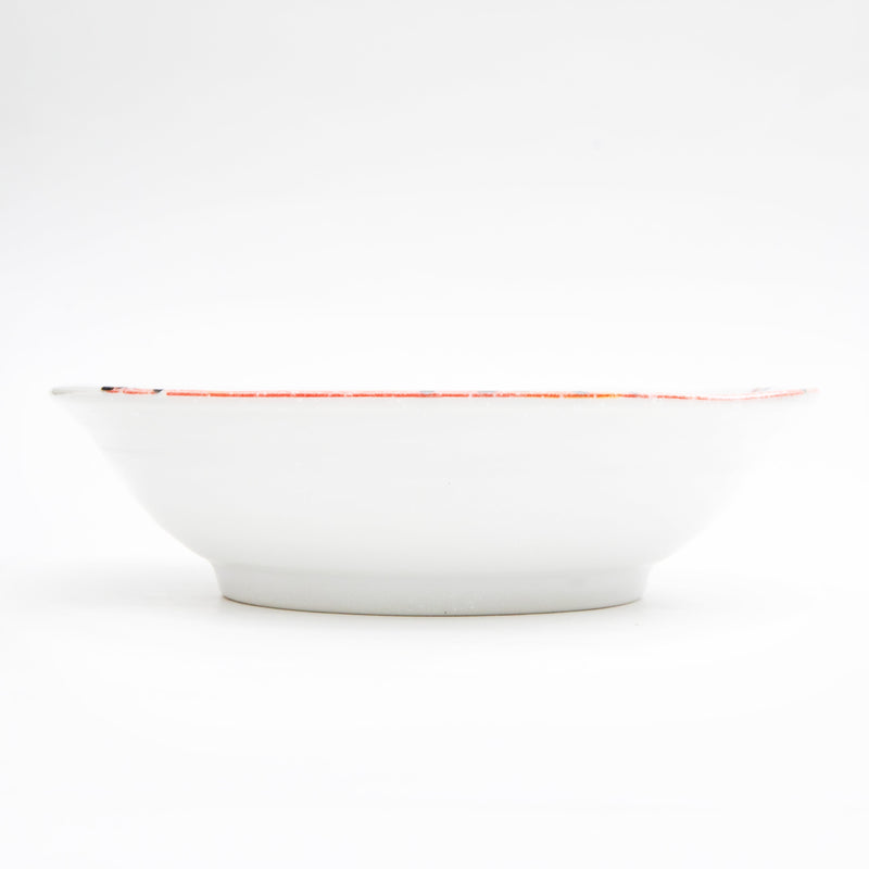 Bowl (Porcelain/Microwave & Dishwasher Safe/Crab/4.5cm/Ø16.5cm/SMCol(s): White,Orange)