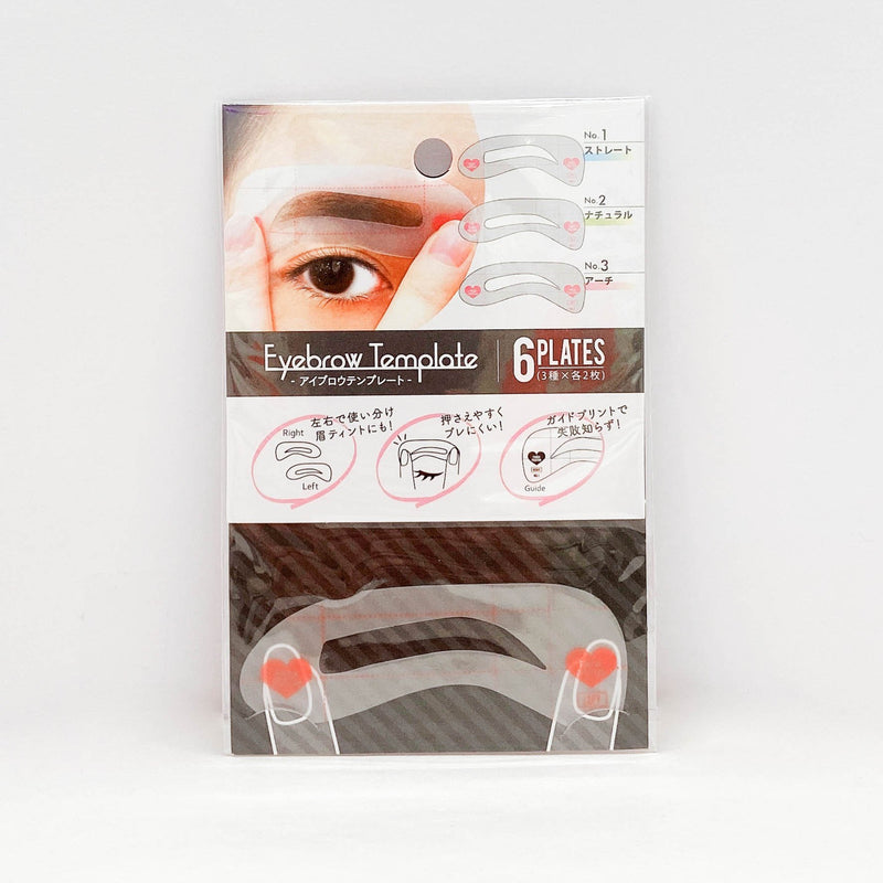 Eyebrow Stencils (EVA Resin/3-Types/6pcs)