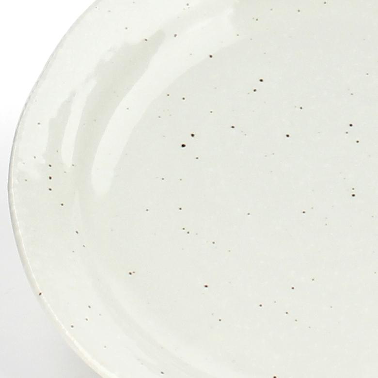 Speckles Round Ceramic Plate