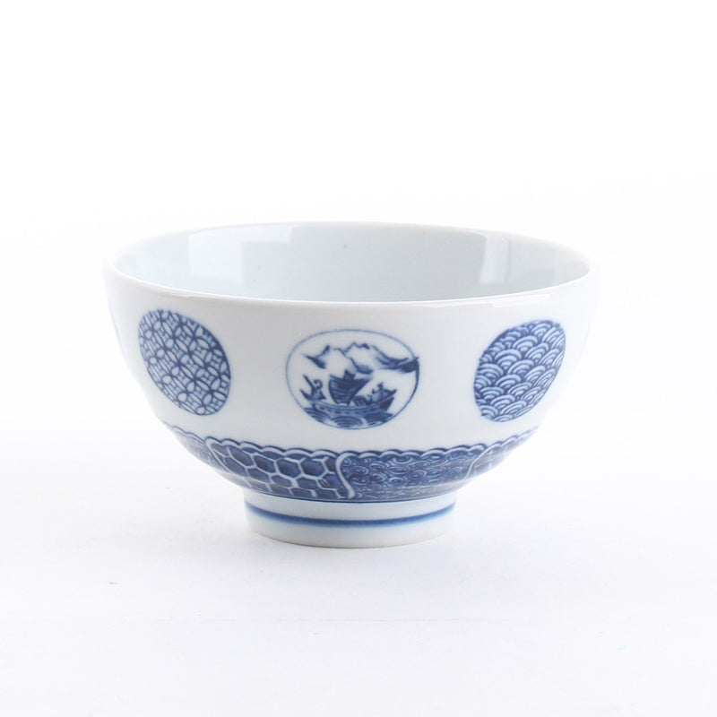 Japanese Art Ceramic Rice Bowl