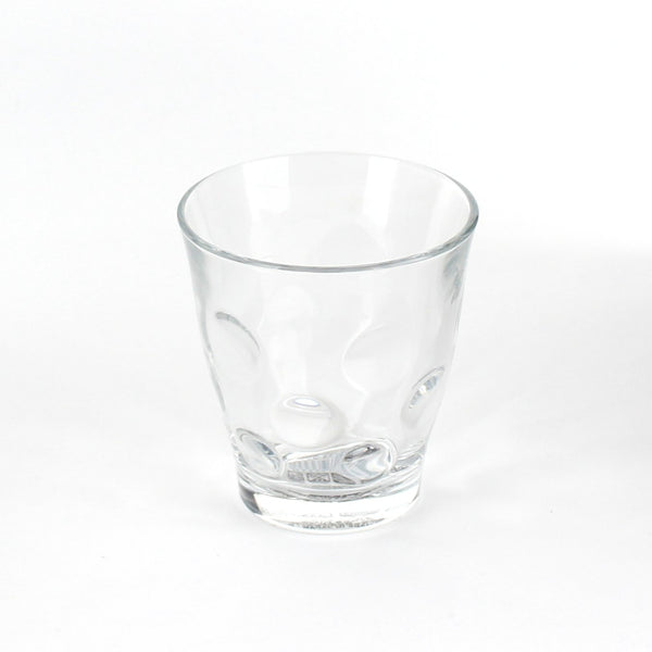 Glass Cup (Circles/CL/7.7x8.2cm / 185ml)