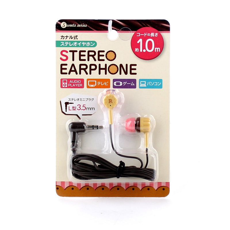 Earphones (In-Ear; Stereo/BK*WT/9x2.5x14cm)