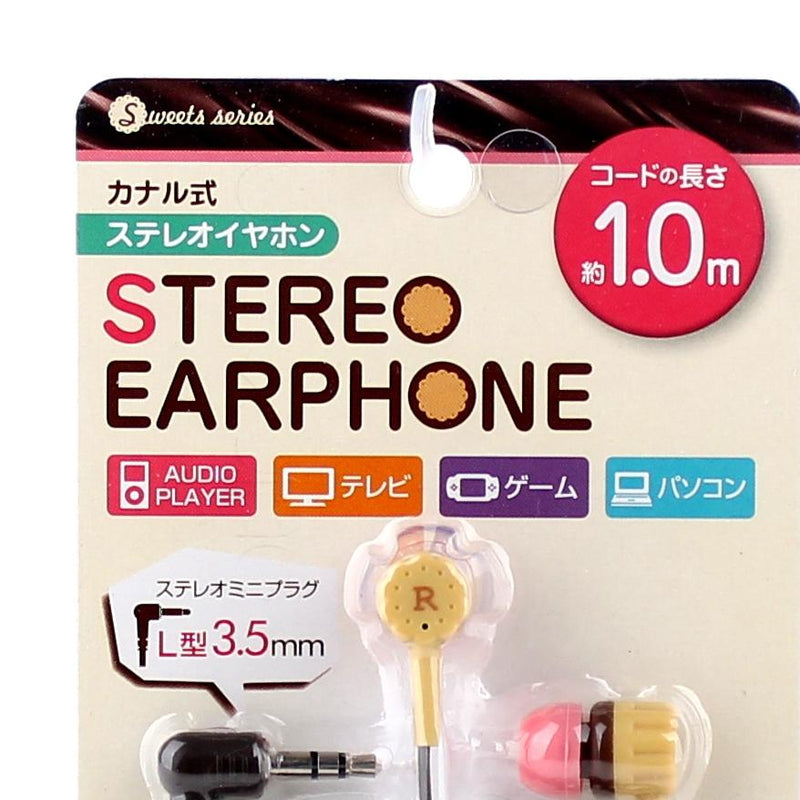 Earphones (In-Ear; Stereo/BK*WT/9x2.5x14cm)